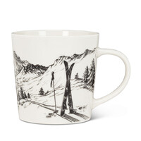 Tasse paysage d'hiver 14 oz