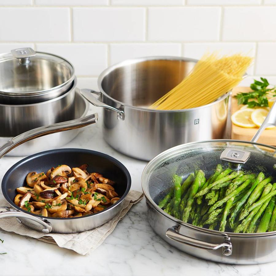 RICARDO 10-Piece 3-Ply Stainless Steel Cookware Set - Boutique RICARDO