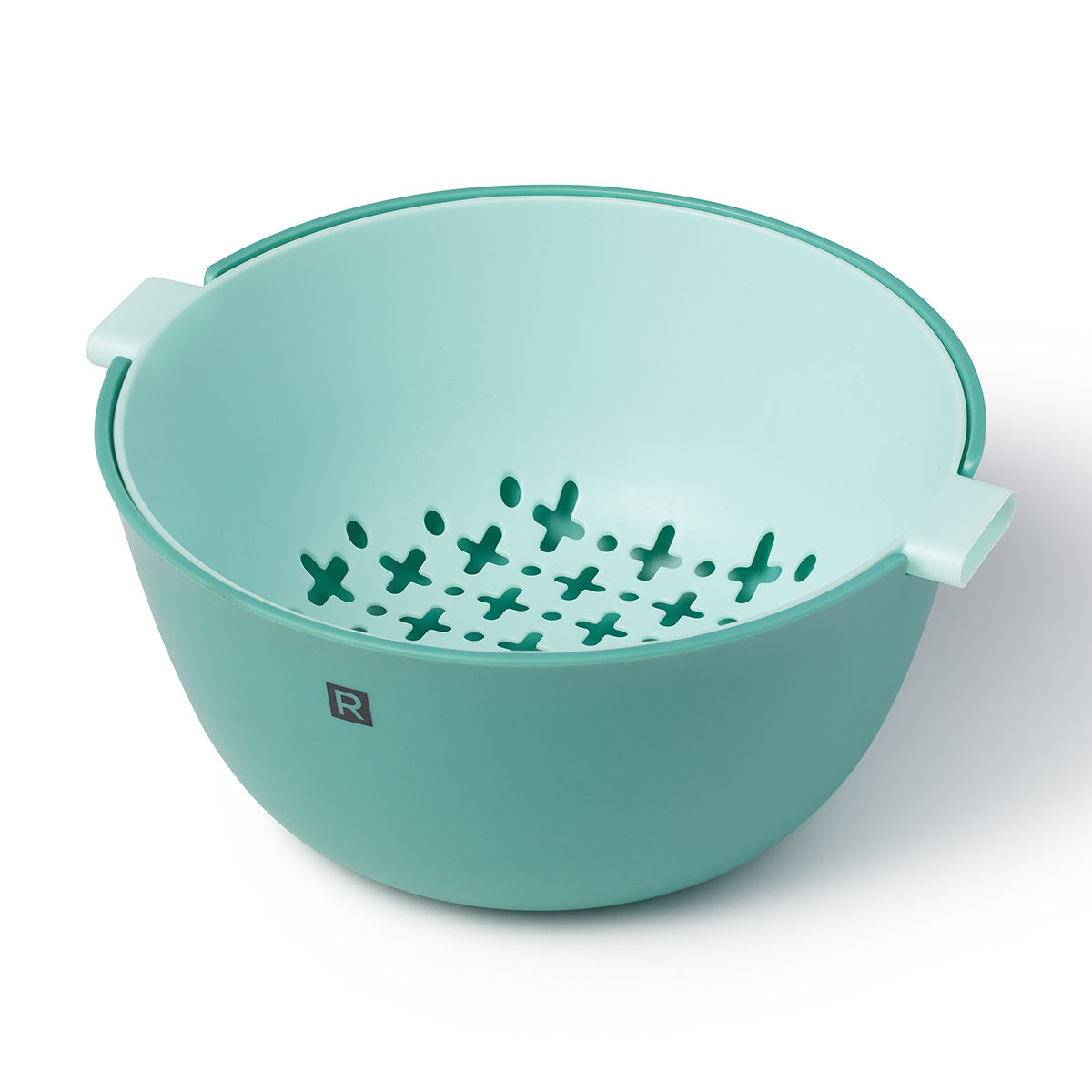 Essoreuse à Salade 25cm Blanche - Avec Couvercle Et Passoire Intégrée - Pour Légumes, Fruits, Salades, Pique-niques