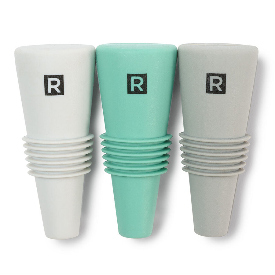 Bouchons de vin en silicone, ens de 3 PRINT 024 - Photo 0