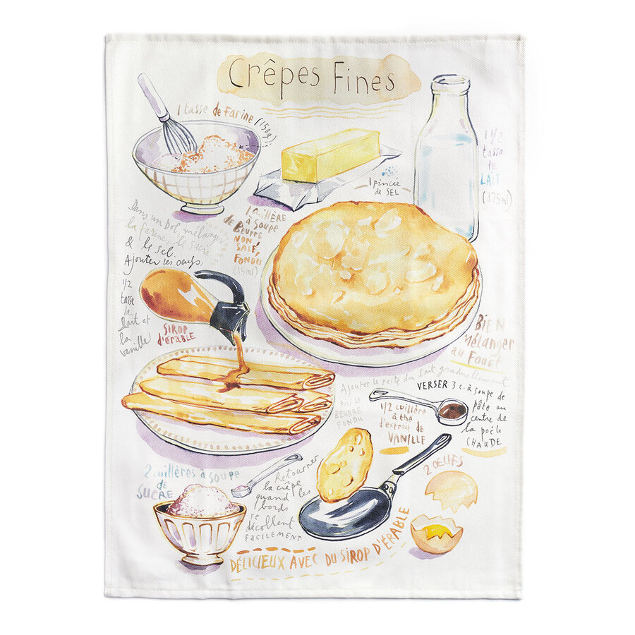 Maison Lorrain X RICARDO Thin Breakfast Crepes Tea Towel - Photo 0