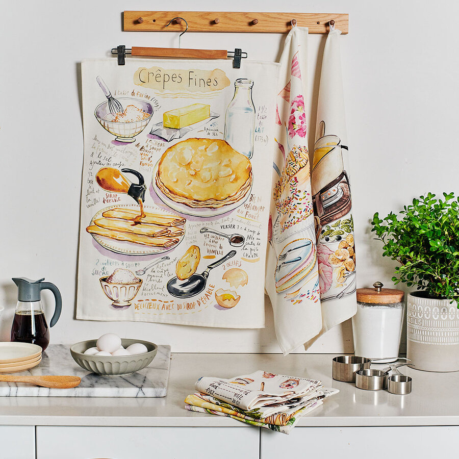 Maison Lorrain X RICARDO Thin Breakfast Crepes Tea Towel - Photo 1