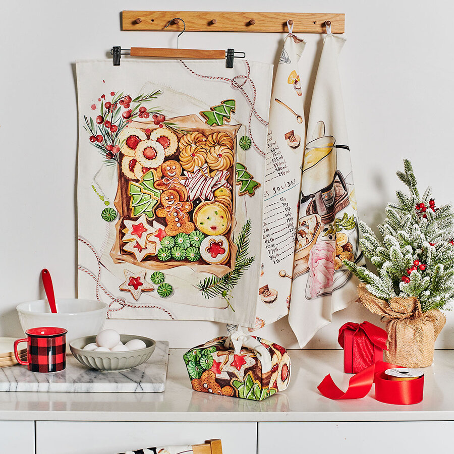 Maison Lorrain X RICARDO Christmas Cookie Tea Towel - Photo 1