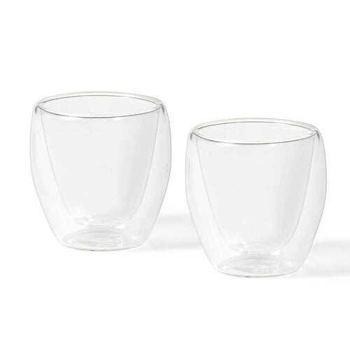 RICARDO Double Wall Espresso Glasses, Set of 2
