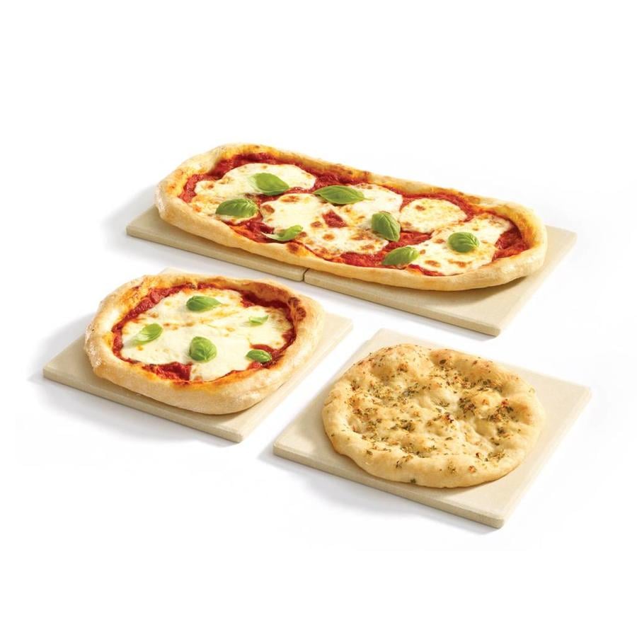 RICARDO Set of 4 Square Pizza Stone - Photo 1