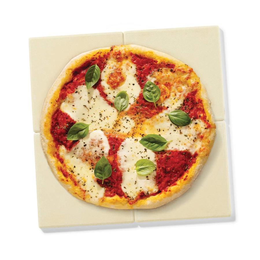 Set of 4 Square Pizza Stone Boutique RICARDO