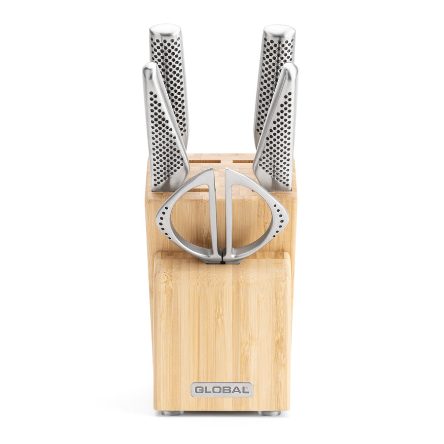 Global Knife Set With Knife Block - Photo 2