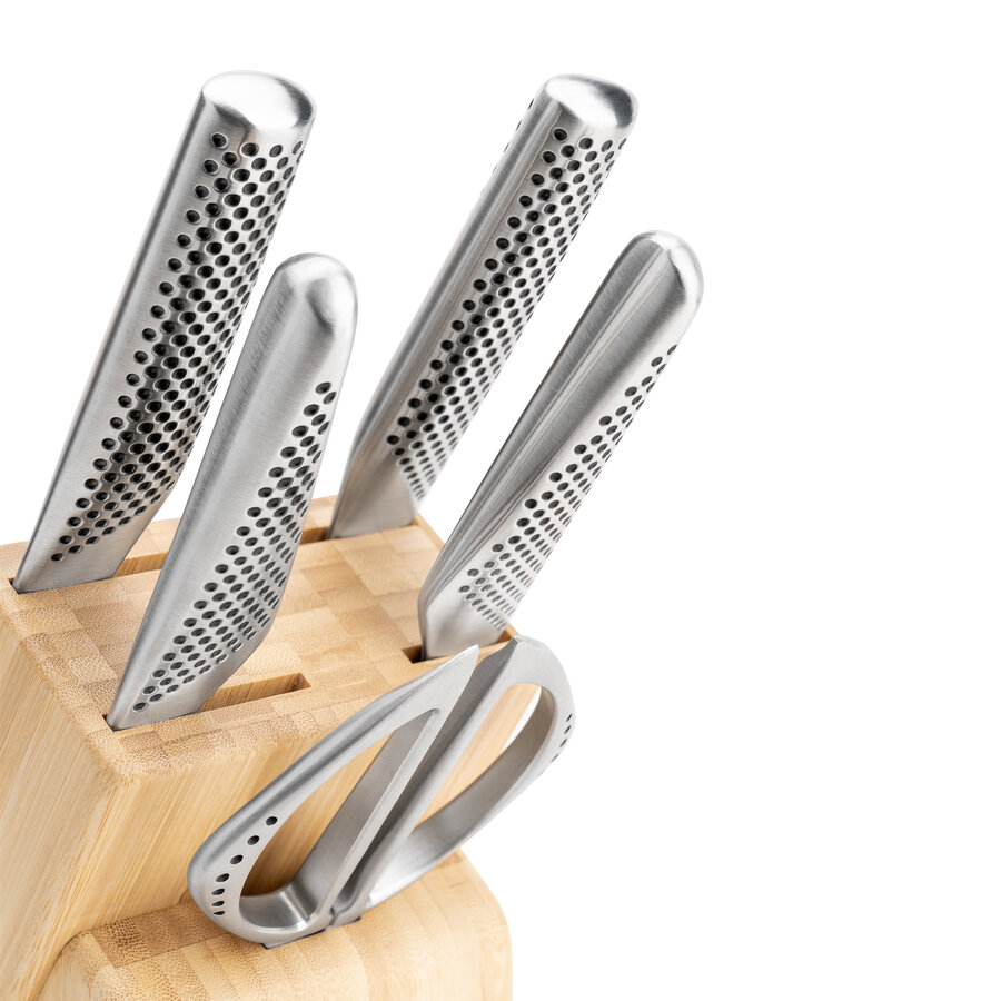 Global Knife Set With Knife Block - Photo 1