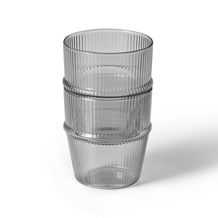 RICARDO Smoked Black Glasses, Set of 2 - Photo 2