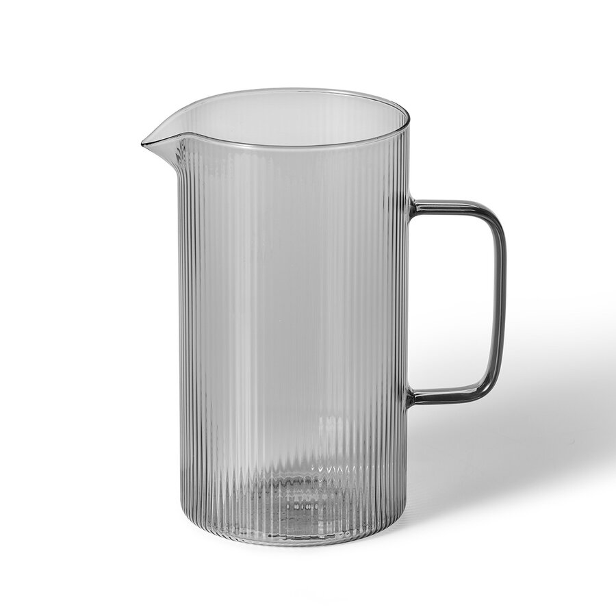 Pichet en verre fumé noir 1 litre A025 *SO** - Photo 0