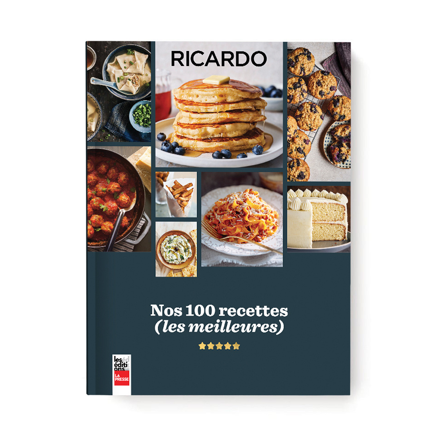 Livre Nos 100 recettes (les meilleures) RICARDO - Boutique RICARDO