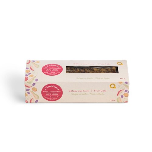 Gâteau aux fruits 750g L'Ambitieux (pomme, caramel, poires)
