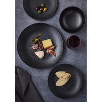 Grande assiette à dîner ronde Caviar 27,5 cm