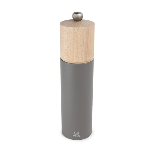 Peugeot Manual Beech Wood Pepper Mill in Rock Grey, 8in