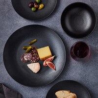 Assiette à dessert ronde Caviar 20 cm