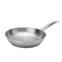 Poêle à frire en acier inoxydable, 28 cm