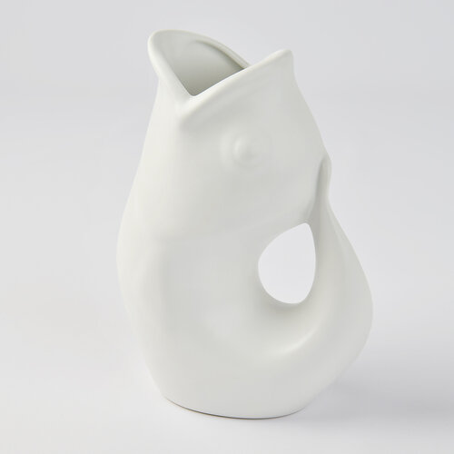 Pichet Glouglou blanc mat