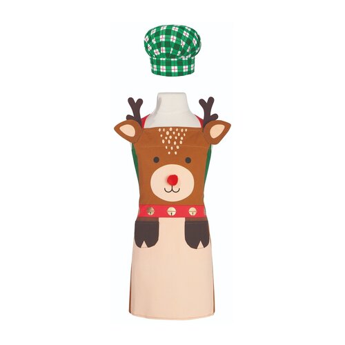 Rudolph Kid's Christmas Apron & Hat Set