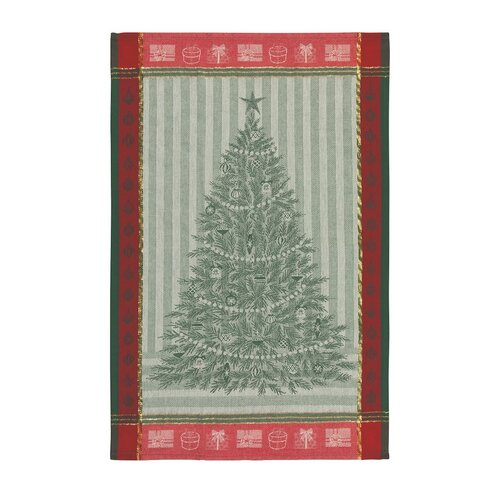 Festive Fir Jacquard Christmas Dishtowel