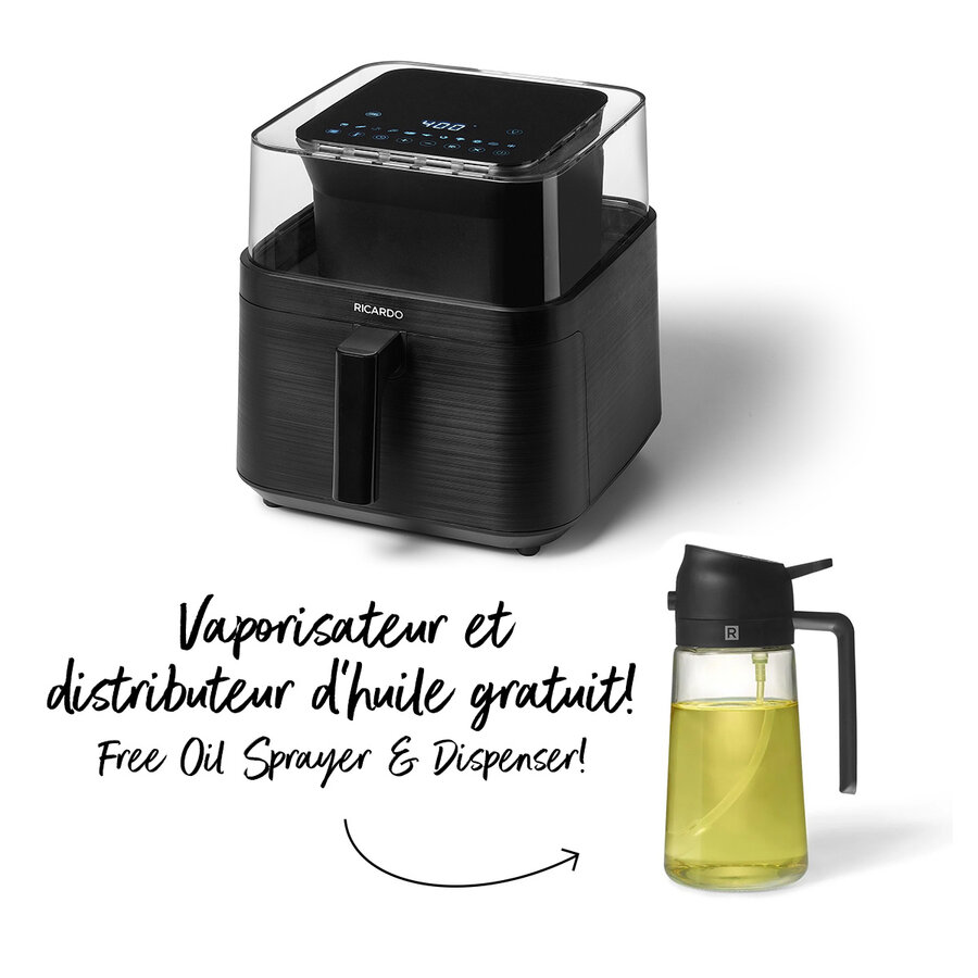 RICARDO Air Fryer + Free Oil Sprayer & Dispenser - Photo 0