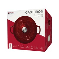 Cocotte ronde en fonte Merlot 6,2L/28 cm Maxwell & Williams