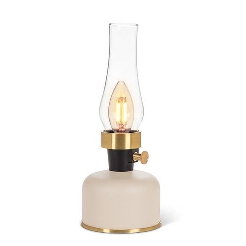Lampe Cheminée LED Crème/or  NOEL 025