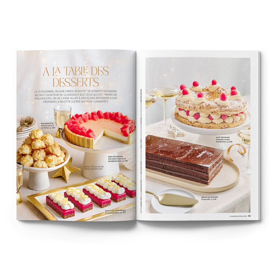 Magazine RICARDO 2025 Vol 24 No 2 - H1 Nouvel An gourmand - Photo 2