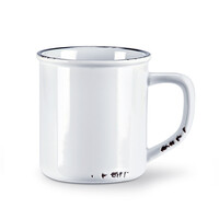 Large enamel mug