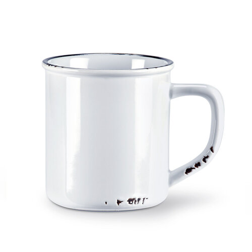 Large enamel mug