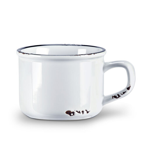 Enamel cappuccino cup
