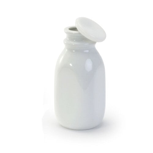 Pot à crème ou lait en porcelaine blanche