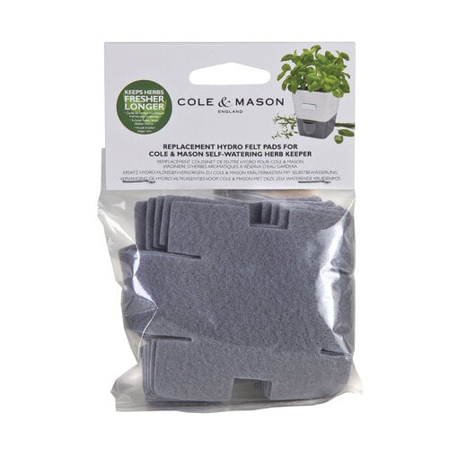 Recharges de feutres pour jardinière à fines herbes Cole & Mason