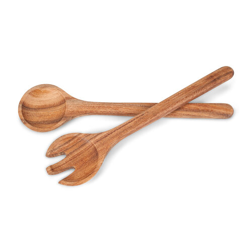 Ustensiles à salade en acacia
