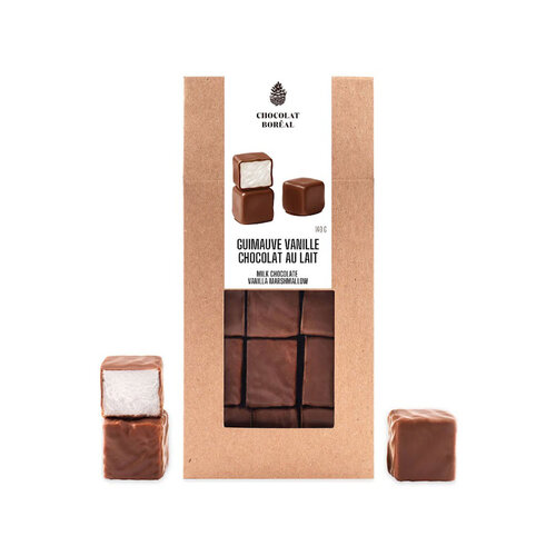 Guimauves à la vanille et chocolat au lait