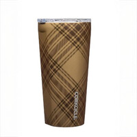Corkcicle Golden Plaid Tumbler