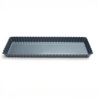 Quiche pan with removable bottom