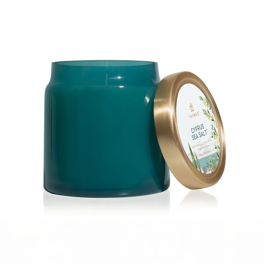 Bougie aromatique "Cyprus sea salt" THYMES - Photo 0