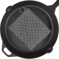Nettoyeur pour fonte en acier inoxydable 8 x 6 pouces