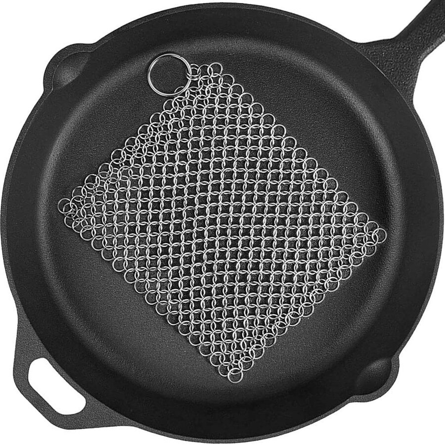Nettoyeur pour fonte en acier inoxydable 8 x 6 pouces - Photo 1