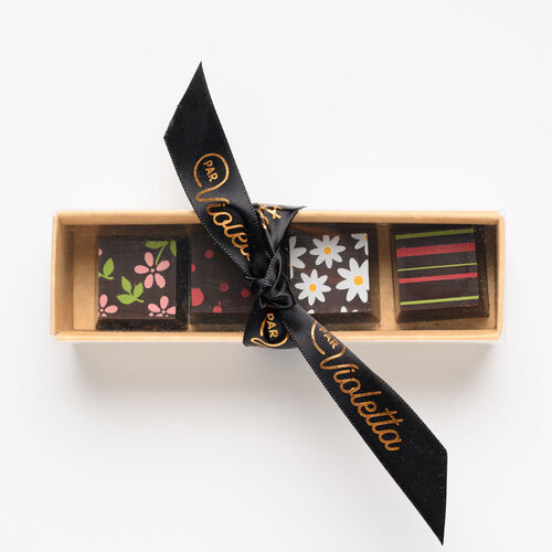 Box of caramel chocolates by Violetta