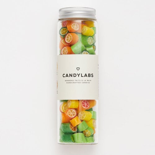 Mélange de bonbons en pot, Agrumes