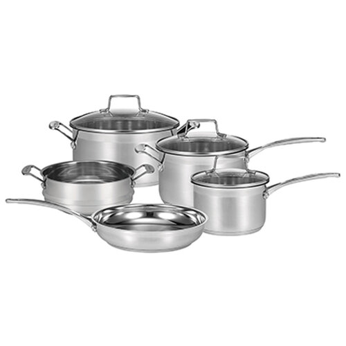 Batterie de cuisine en acier inox 8 pièces Scanpan