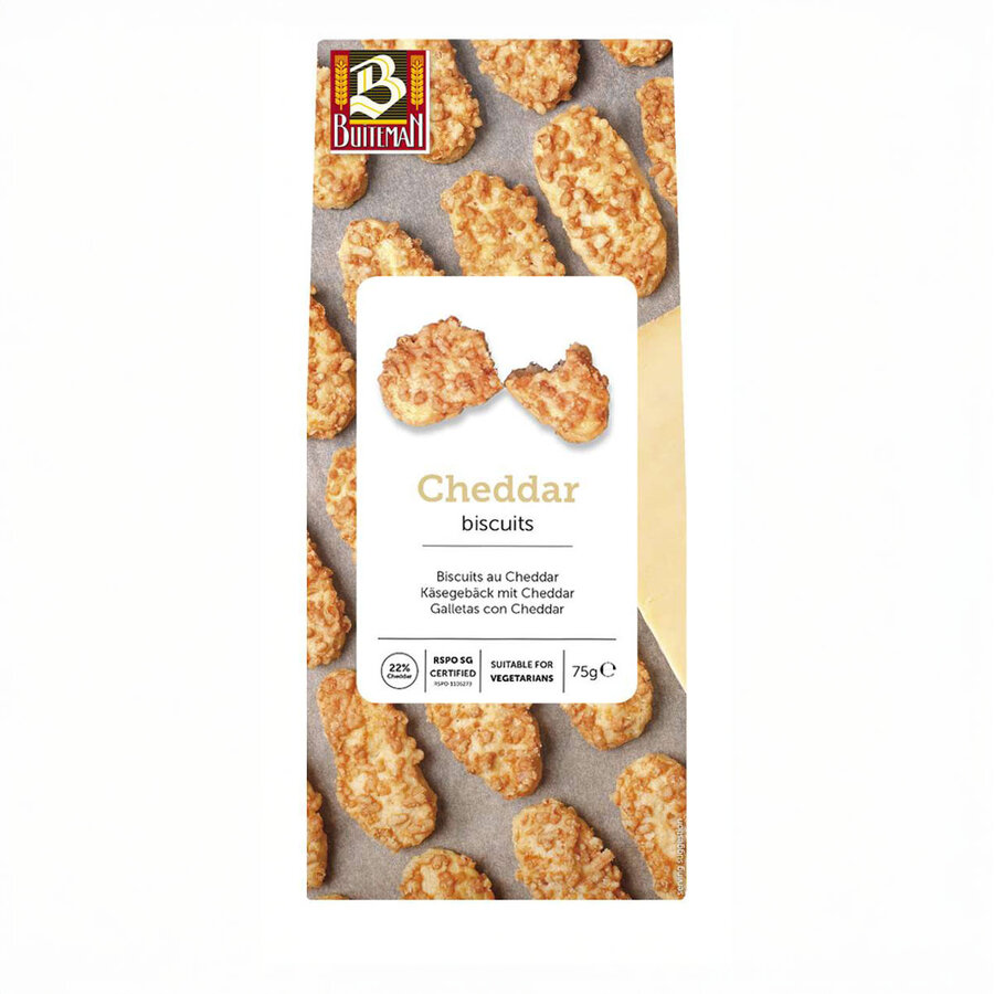 Biscuits au fromage cheddar 75g - Photo 0