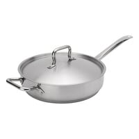 Sauteuse en inox avec couvercle 4.75 L