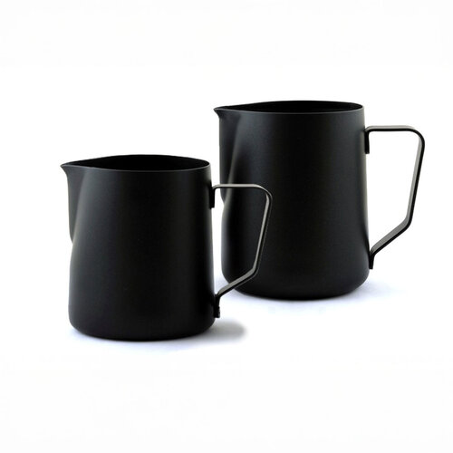 Black Stainless Steel Milk Frothing Pitcher