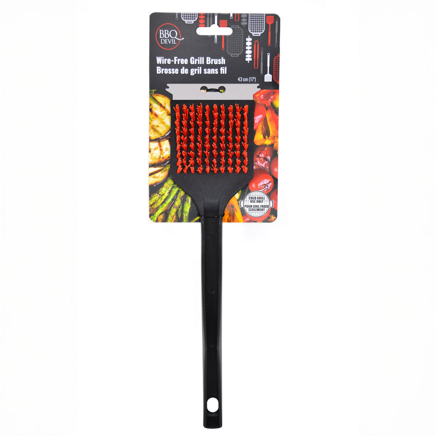 BBQ Devil Nylon Bristle Barbecue Brush - Photo 1