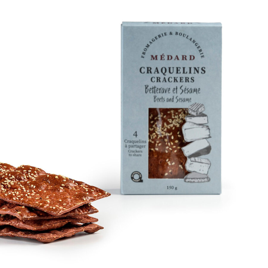 Craquelins Médard betterave et sésame 140g - Photo 0