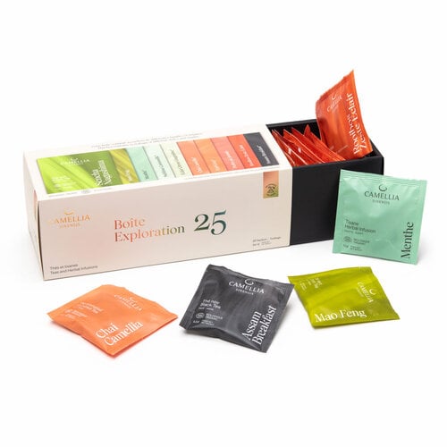Boîte Exploration de 25 thés - Camellia Sinensis