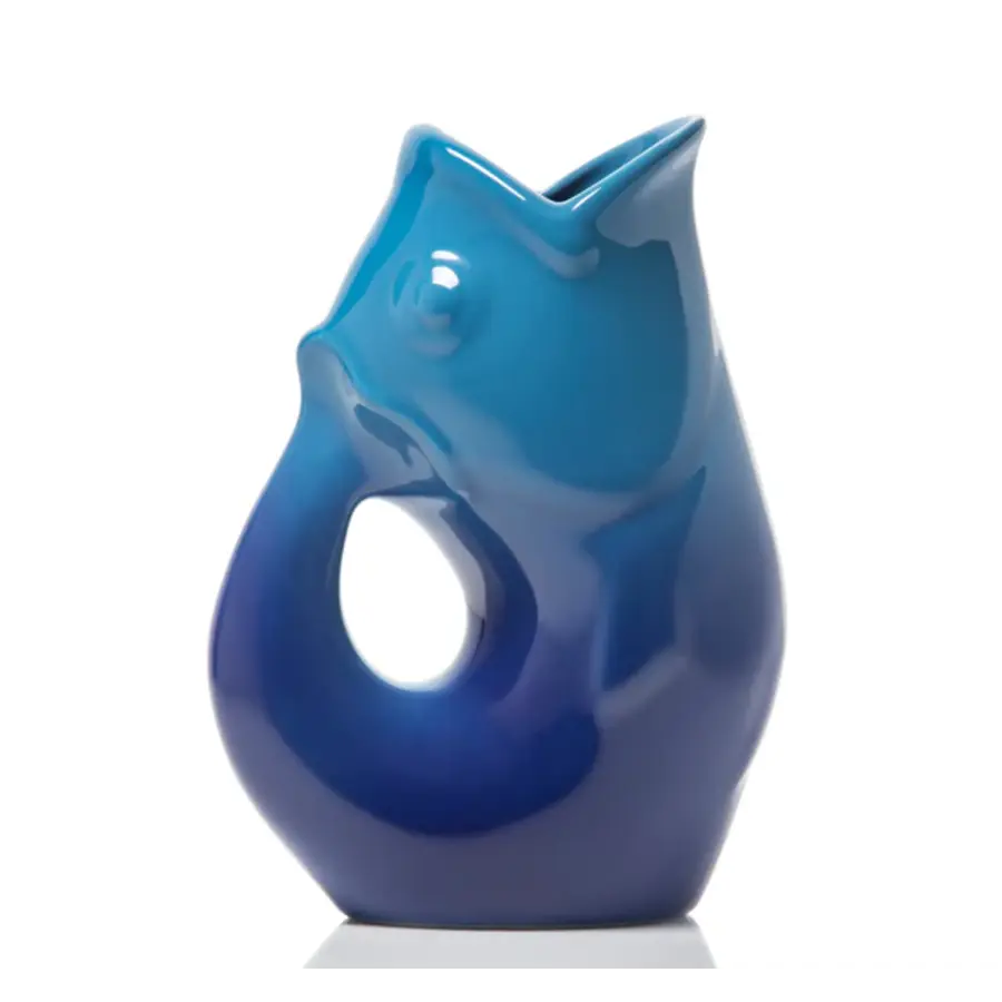 Ombré Cobalt Gluggle Jug - Photo 0