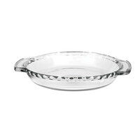 Deep glass pie dish